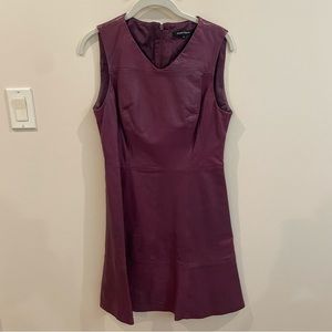 Nanette Lepore Leather Dress size 6
